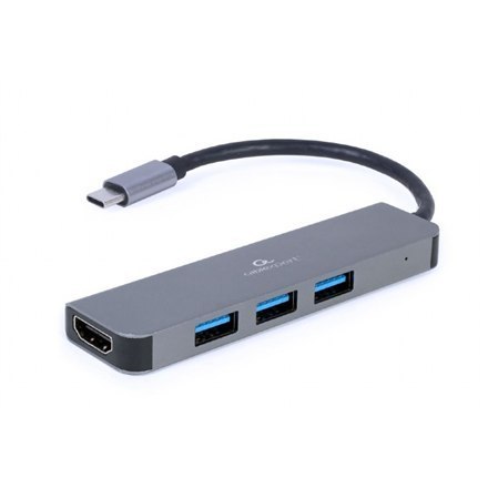 Stacja dokująca | USB-C 3.2 | Czarny | Szary