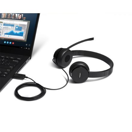 Stereofoniczny zestaw słuchawkowy Lenovo | 100 USB | Tak | USB typu A