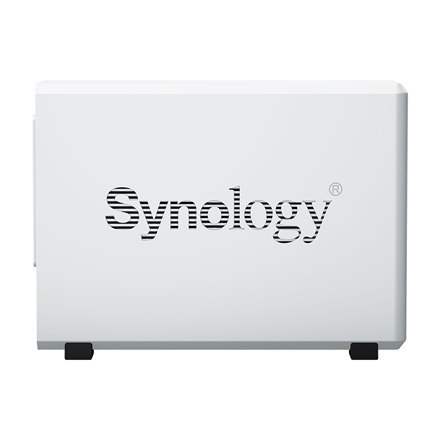 Synology | Tower NAS | DS223j | maksymalnie 2 dyski HDD/SSD | Realtek | RTD1619B | Częstotliwość procesora 1,7 GHz | 1 GB | DDR4