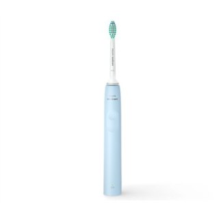 Szczoteczka elektryczna Philips Sonicare HX3651/12 w kolorze jasnoniebieskim - Ładowana, przeznaczona dla dorosłych. W zestawie