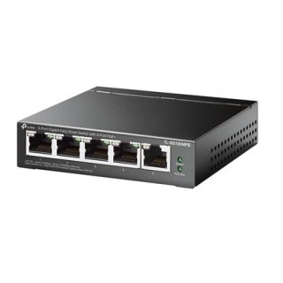 TP-LINK | 5 portowy przełącznik Gigabit Easy Smart z 4 portami PoE+ | TL-SG105MPE | Zarządzalny L2 | Desktop | Ilość portów 1 Gb