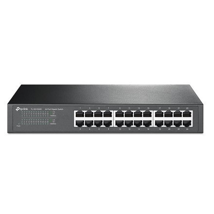 TP-LINK | Przełącznik | TL-SG1024D | Niezarządzalny | Biurkowy/do montażu w szafie | Ilość portów 1 Gb/s (RJ-45) 24 | Ilość port