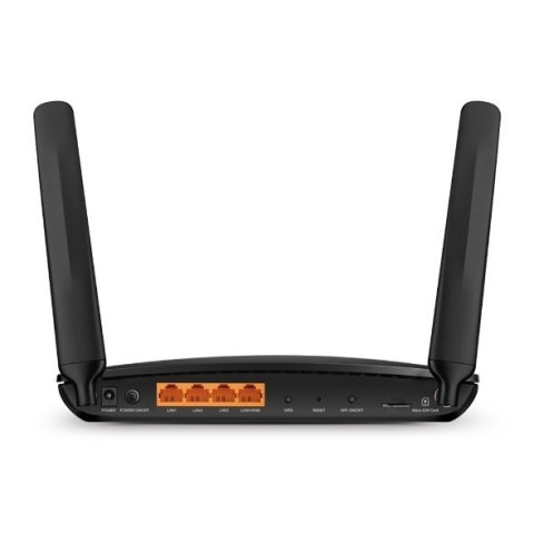 TP-LINK | Router 4G+ LTE | Archer MR600 | 802.11ac | 300+867 Mbit/s | 10/100/1000 Mbit/s | Porty Ethernet LAN (RJ-45) 3 | Obsług