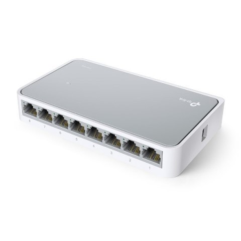 TP-LINK | Switch | TL-SF1008D | Niezarządzalny | Desktop | Porty 10/100 Mb/s (RJ-45) w liczbie 8 | Typ zasilania Zewnętrzny | 36