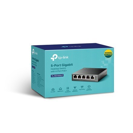 TP-LINK | Switch | TL-SG1005LP | Unmanaged | Desktop | Mbit/s | 10/100 Mbps (RJ-45) ports quantity | Antenna type | PoE ports qu