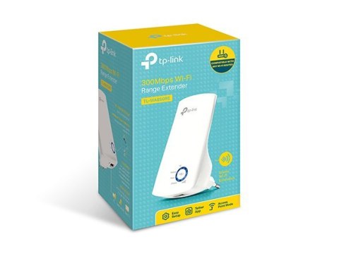 TP-LINK | TL-WA850RE | Extender | 802.11n | 2.4GHz | 300 Mbit/s | 10/100 Mbit/s | Porty Ethernet LAN (RJ-45) 1 | MU-MiMO Nie | B