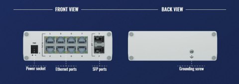 Teltonika Ethernet Switch TSW200 Unmanaged, Desktop, 1 Gbps (RJ-45) ports quantity 8, SFP ports quantity 2, PoE ports quantity 8