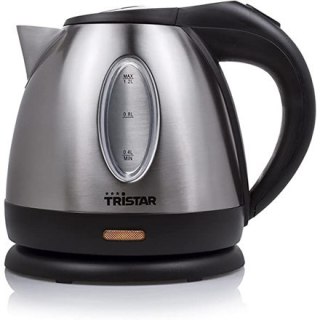 Tristar | Czajnik dzbankowy | WK-1323 | Standard | 1500 W | 1,2 L | Stal nierdzewna | Podstawa obrotowa 360° | Srebrny