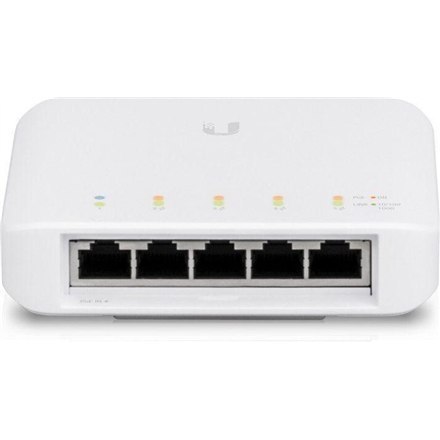 Ubiquiti USW-Flex Indoor/outdoor 5Port Poe Gigabit Switch with 802.3bt Input Power Support Ubiquiti