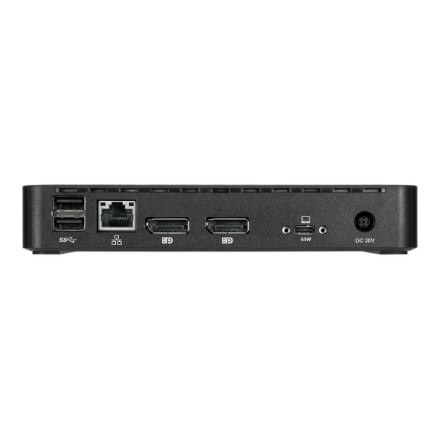 Uniwersalna stacja dokująca | DisplayLink USB-C z 65 W Power Delivery | Porty Ethernet LAN (RJ-45) 1 | Porty DisplayPorts 2 | Et