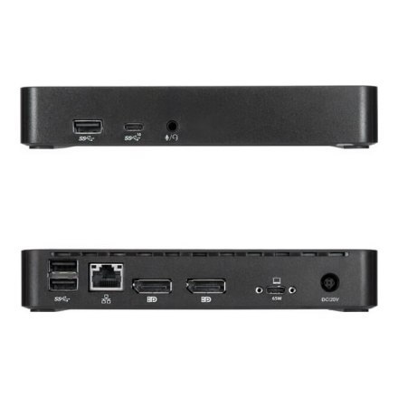 Uniwersalna stacja dokująca | DisplayLink USB-C z 65 W Power Delivery | Porty Ethernet LAN (RJ-45) 1 | Porty DisplayPorts 2 | Et