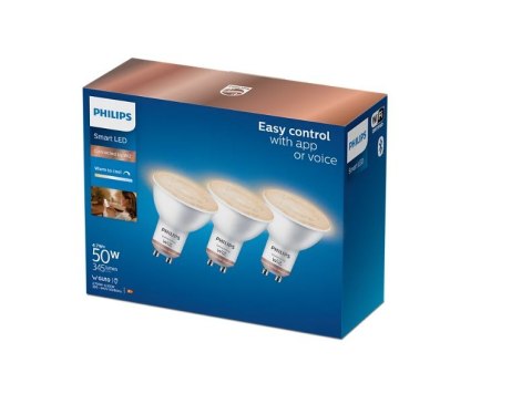 WiZ Philips Smart WiFi Spot PAR16 GU10 4.7W 37° 345Lm Tunable White, 3pcs pack Wizarding World