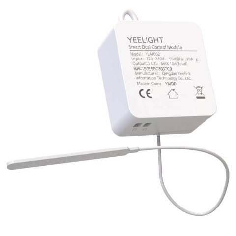 Yeelight | Inteligentny moduł przekaźnika z podwójnym sterowaniem | 200 W | Wi-Fi IEEE 802.11 b/g/n 2.4GHz