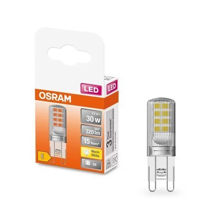 Żarówka LED Osram Parathom Clear capsule 30 2,6W/827 G9 bez możliwości ściemniania | Osram | Parathom Clear capsule | G9 | 2.6 W