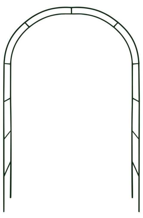 Pergola metalowa łuk czarna 240 cm