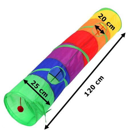Tunel długi sprężyna zabawka dla kota FIGARO