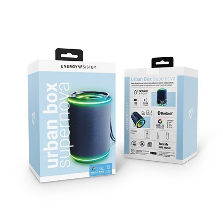 Energetyczny System Urban Box Blue Supernova Energy System | Urban Box | Supernova | 16 W | Bluetooth | Niebieski | Bezprzewodow