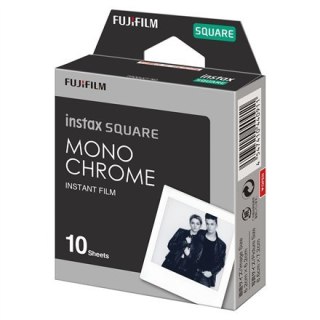 Fujifilm | Instax Square Monochrome (10pl) natychmiastowa karta fotograficzna | 86 x 72 mm | Obszar zdjęcia: 62 × 62 mm | Zestaw