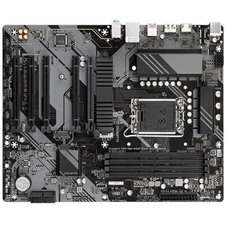 Gigabyte | B760 DS3H 1.0 M/B | Rodzina procesorów Intel | Gniazdo procesora LGA1700 | DDR5 DIMM | Gniazda pamięci 4 | Obsługiwan