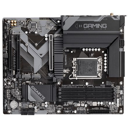 Gigabyte | B760 GAMING X AX 1.1 M/B | Rodzina procesorów Intel | Gniazdo procesora LGA1700 | DDR5 DIMM | Gniazda pamięci 4 | Obs