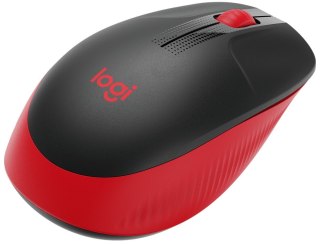 Logitech | Mysz pełnowymiarowa | M190 | Bezprzewodowa | USB | Czerwona