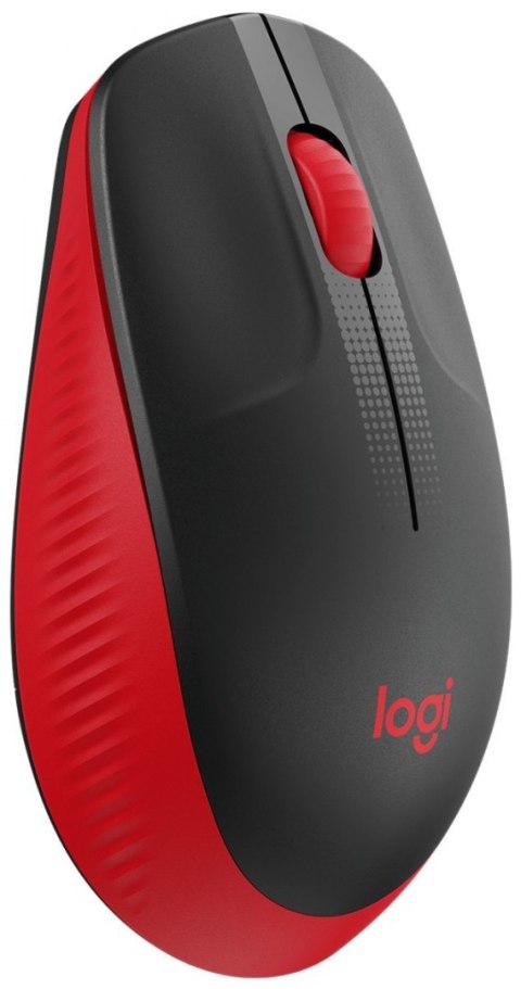 Logitech | Mysz pełnowymiarowa | M190 | Bezprzewodowa | USB | Czerwona