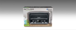 Muse | M-135 DBT | Funkcja alarmu | Wejście AUX | Czarny | Radio stołowe DAB+/FM z Bluetooth