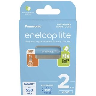 Panasonic | AAA | 550 mAh | 2 szt. | ENELOOP Lite BK-4LCCE/2BE