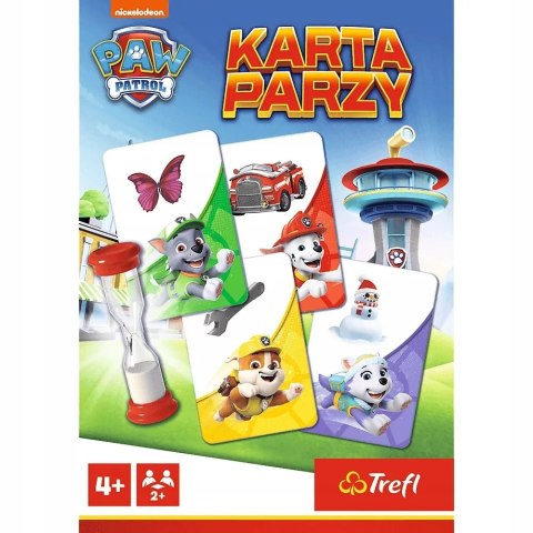 Gra podróżna Karta Parzy Psi Patrol Trefl 56 kart 4+ 02691