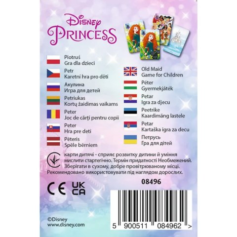 Karty Piotruś Princess księżniczki disney +4 Trefl 08496