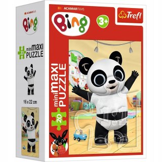 Puzzle 20 miniMAXI Bing 20 elementów przyjaciele binga 3+ Trefl 21130