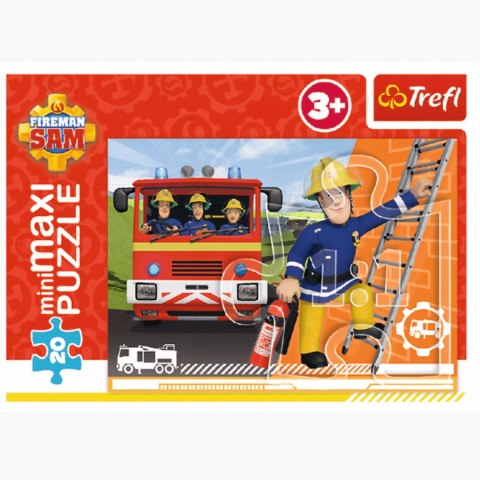 Puzzle 20 miniMAXI Strażak Sam 20 elementów 3+ Trefl 21113