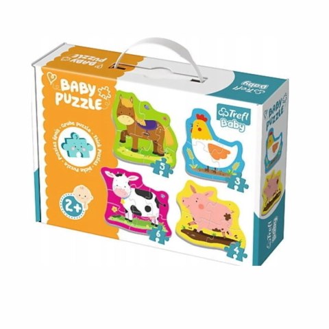 Puzzle Baby zwierzęta na wsi Trefl 36070