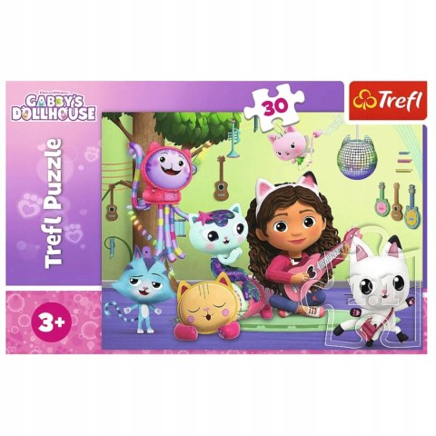 Puzzle Koci Domek Gabi 30 elementów Gabi i jej uroczy domek Trefl 18301