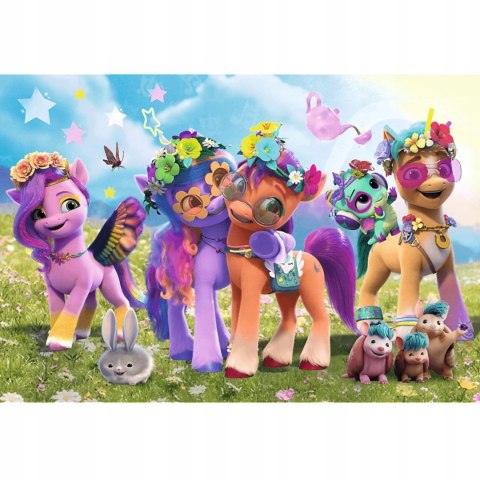 Puzzle My Little Pony 100 elementów Zabawne Kucyki Trefl 16463