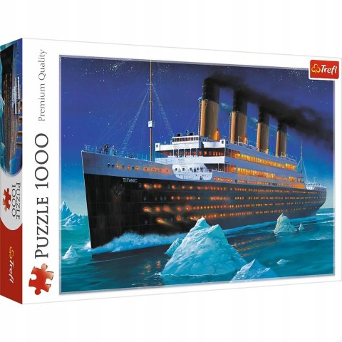 Puzzle widok statek Titanic 1000 elementów Trefl 10080