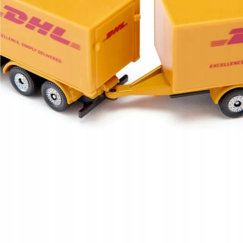 Siku ciężarówka przyczepą DHL kurier model metal skala S1694