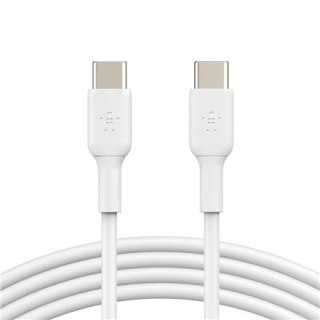 Belkin | Kabel USB-C | Męski | 24-pinowy USB-C | Męski | Biały | 24-pinowy USB-C | 2 m