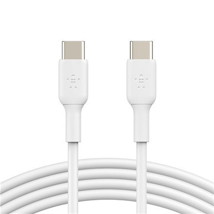 Belkin | Kabel USB-C | Męski | 24-pinowy USB-C | Męski | Biały | 24-pinowy USB-C | 2 m