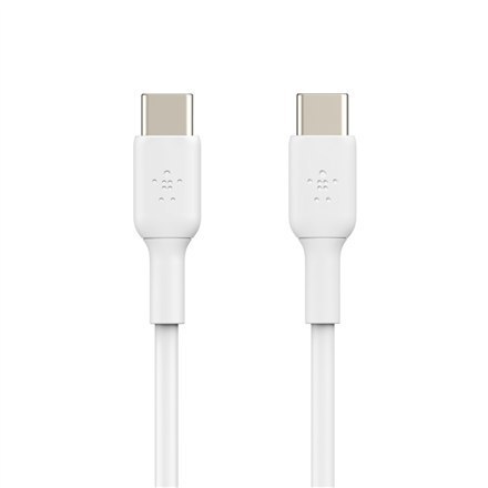 Belkin | Kabel USB-C | Męski | 24-pinowy USB-C | Męski | Biały | 24-pinowy USB-C | 2 m