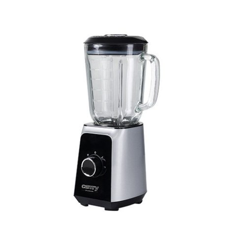 Camry | Blender | CR 4077 | Tabletop | 500 W | Materiał słoika Szkło | Pojemność słoika 1,5 L | Kruszenie lodu | Czarny/stal nie