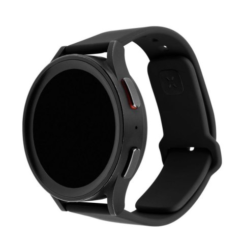 Fixed | Sporty Strap Set with Quick Release 20mm for Smartwatch | 160-235 mm | Black | Silicone