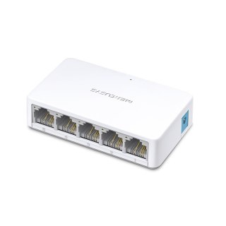 Mercusys | Switch | MS105 | Niezarządzany | Desktop | Ilość portów 10/100 Mbps (RJ-45) 5 | Ilość portów 1 Gbps (RJ-45) | Ilość p