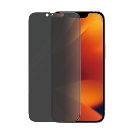 PanzerGlass | Ochraniacz ekranu - szkło - z filtrem prywatności | Apple iPhone 13, 13 Pro, 14 | Czarny | Przezroczysty