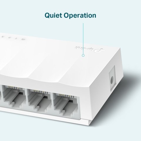 TP-LINK | 5-Port 10/100Mbps Desktop Network Switch | LS1005 | Unmanaged | Desktop | 1 Gbps (RJ-45) ports quantity | SFP ports qu