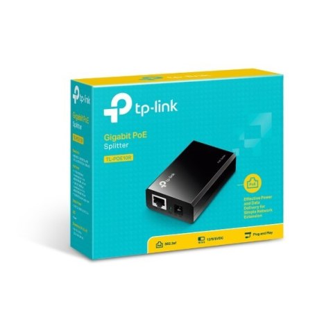 TP-LINK | Rozdzielacz PoE | TL-PoE10R | Porty Ethernet LAN (RJ-45) 2x10/100/1000