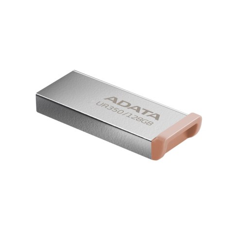 ADATA | Pamięć Flash USB | UR350 | 128 GB | USB 3.2 Gen1 | Brązowa