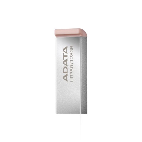 ADATA | Pamięć Flash USB | UR350 | 128 GB | USB 3.2 Gen1 | Brązowa