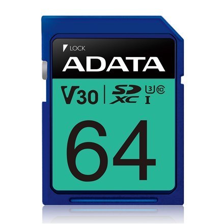 ADATA | Premier Pro | UHS-I | 64 GB | SDXC | Pamięć flash klasy 10