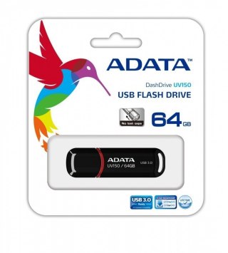 ADATA | UV150 | 64 GB | USB 3.0 | Czarny